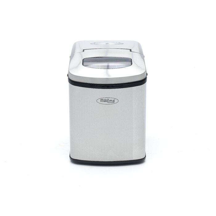 Maxima Eiswürfelmaschinen · 10-12 kg/Tag · Kugelwürfel · Luftgekühlt · Silber · 09100500
