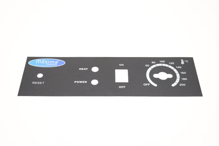Maxima Friteuse 13L – Bedieningspaneelsticker 09365396