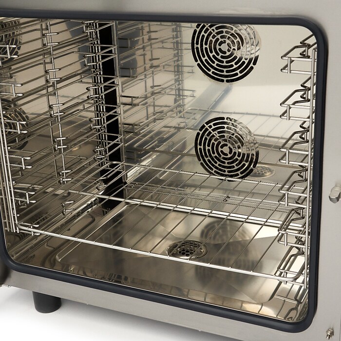 Maxima Combi · Dampfofen · Passt 6 Tabletts (1/1 GN / 60 x 40 cm) · Digital Anzeige · 400 V · 08500209
