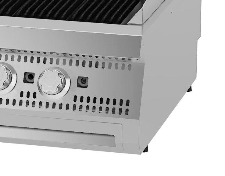 Maxima Premium Gas-Chargrill · 5 Zonen · Doppeleinheit · 90 cm Tief · 09398600