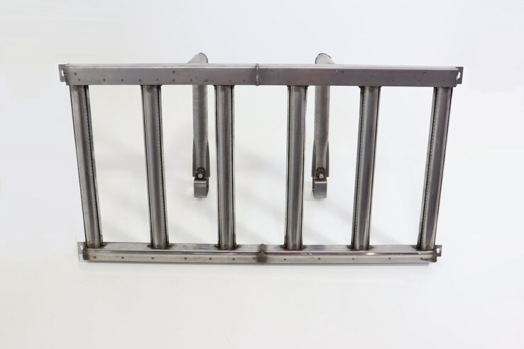 Maxima M900 GAS TILTING BRATT PAN 130L – Brenner Edelstahl Rohr W 6 Arm · 09398813