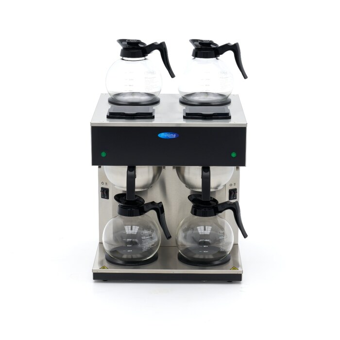 Maxima Filterkoffiezetapparaat · Dubbel · 2x 1,8 l · met Glazen Kan · 09365252