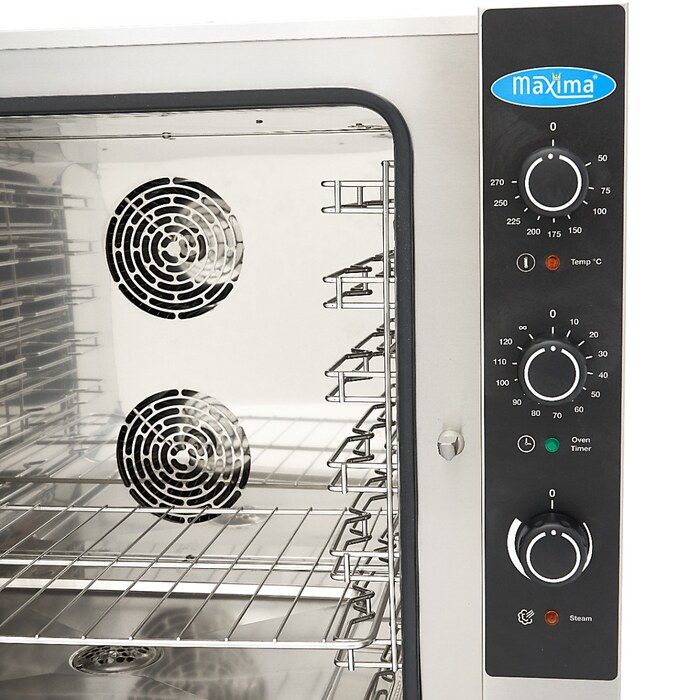 Maxima Combisteamer · 6 Bakken (1/1 GN / 60 x 40 cm) · Analoog · 400V · 08500206
