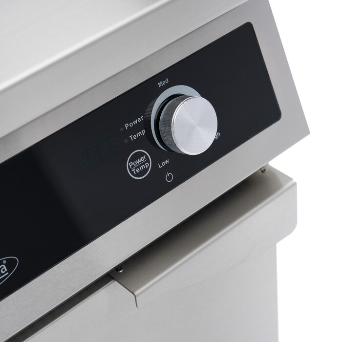 Maxima Induktions-Wokkocher 700 – Ø28cm – 5000W – mit Untergestell · 09371300