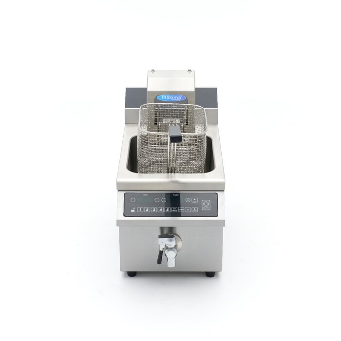 Maxima Frituurpan · 8 L · 1 Mand · Inductie · Liftsysteem · met Tapkraan · 09371450