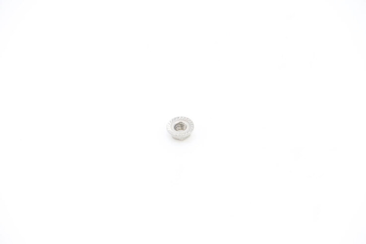 Maxima VN500 – M5 Inox Mutter mit Flange für Tür Halterung Fuß · 09200151