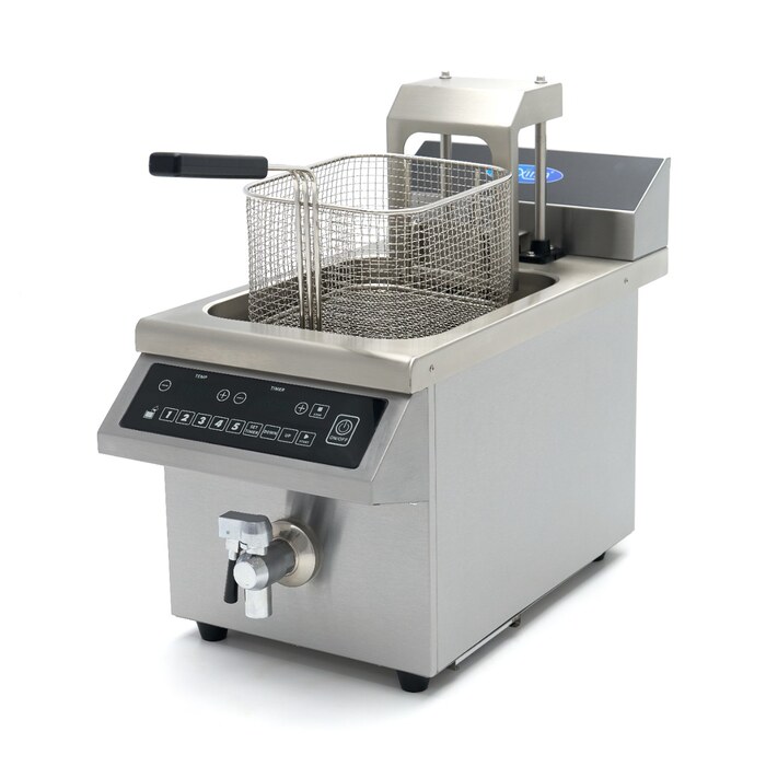 Maxima Frituurpan · 8 L · 1 Mand · Inductie · Liftsysteem · met Tapkraan · 09371450