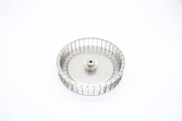 Maxima Lüfter für Oven 200X40 mm mit 38 Vanes und Doppelt Milling Nabe · 08563370