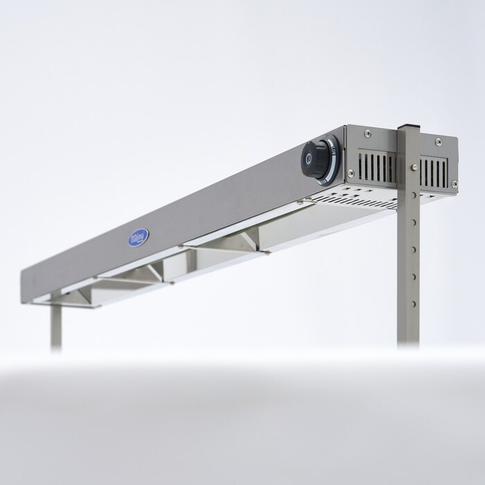 Maxima Warmhalteleiste · 122 cm · für Deckenmontage & Freistehend geeignet · 09362303