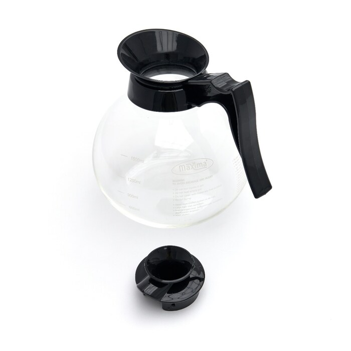 Maxima Filterkoffiezetapparaat · Dubbel · 2x 1,8 l · met Glazen Kan · 09365252