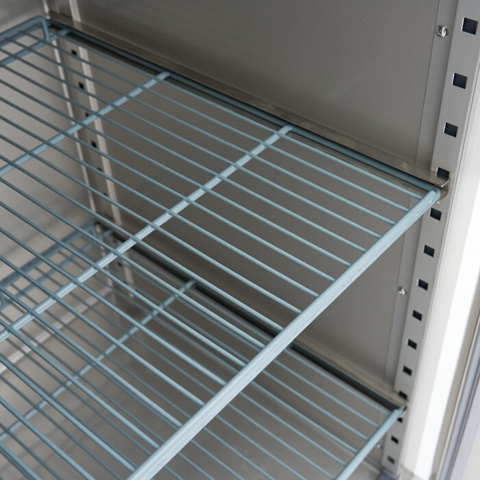 Maxima Kühlschrank · 600 l · 3 Einstellbare Regale (2/1 GN) · Rostfreier Stahl · auf Rädern · 09400003