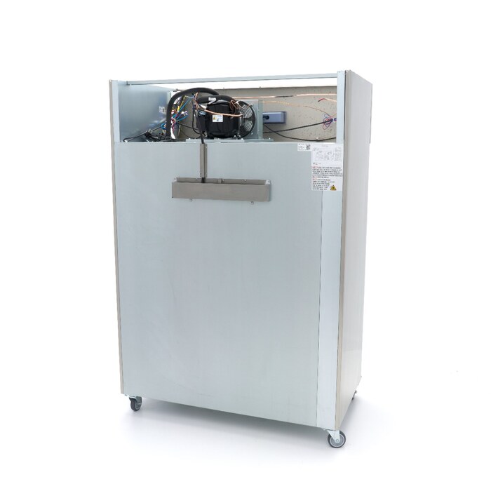 Maxima Gefrierschrank · 1200 l · 6 Einstellbare Regale (2/1 GN) · Rostfreier Stahl · mit Glastür · 09400018