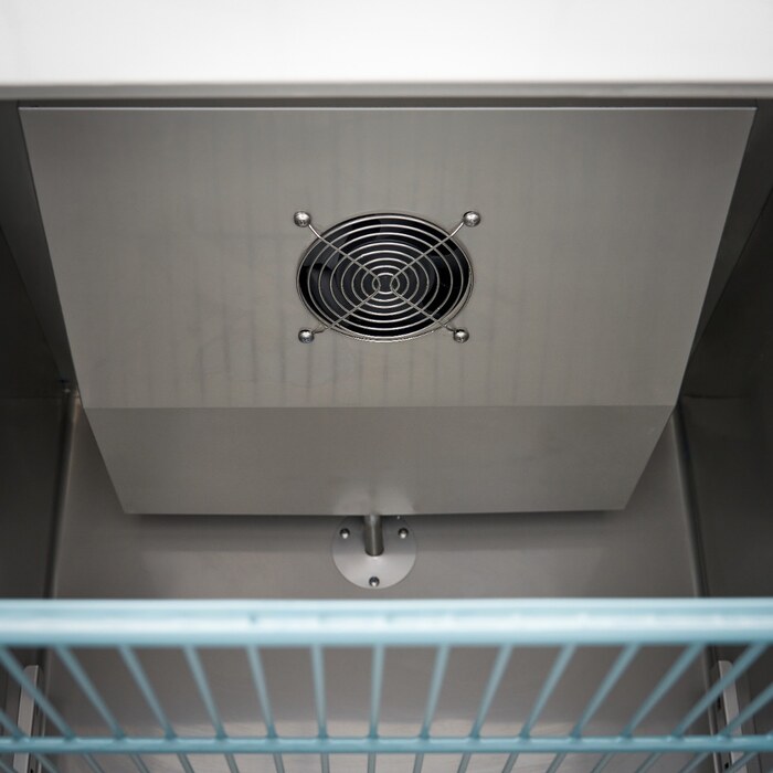 Maxima Kühlschrank · 600 l · 3 Einstellbare Regale (2/1 GN) · Rostfreier Stahl · auf Rädern · 09400003