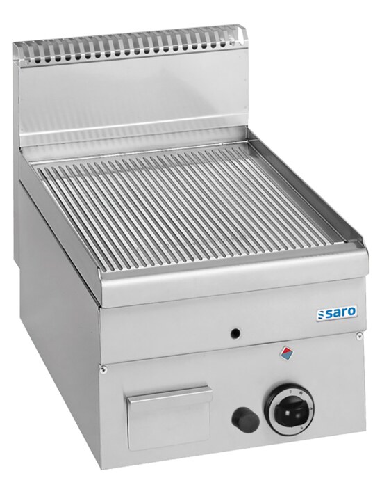 SARO Gasgrillplatte gerilltTischmodell GFT46R