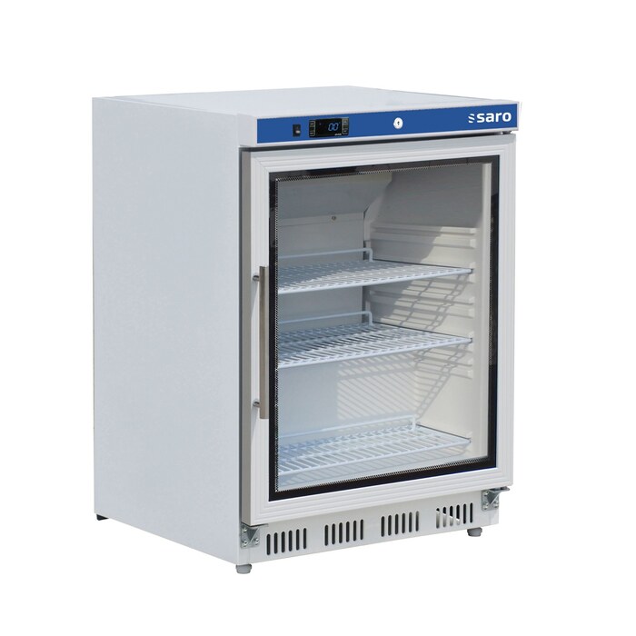 SARO Lagerkühlschrank mit Glastür - weiß, Modell HK 200 GD V2