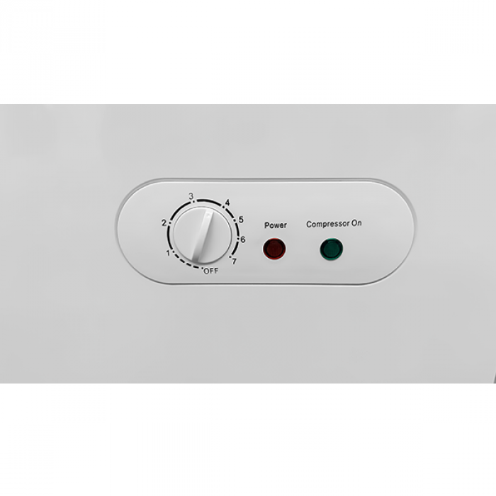 Gefriertruhe 358L Weiß Edelstahldeckel -18°C bis -25°C statisch