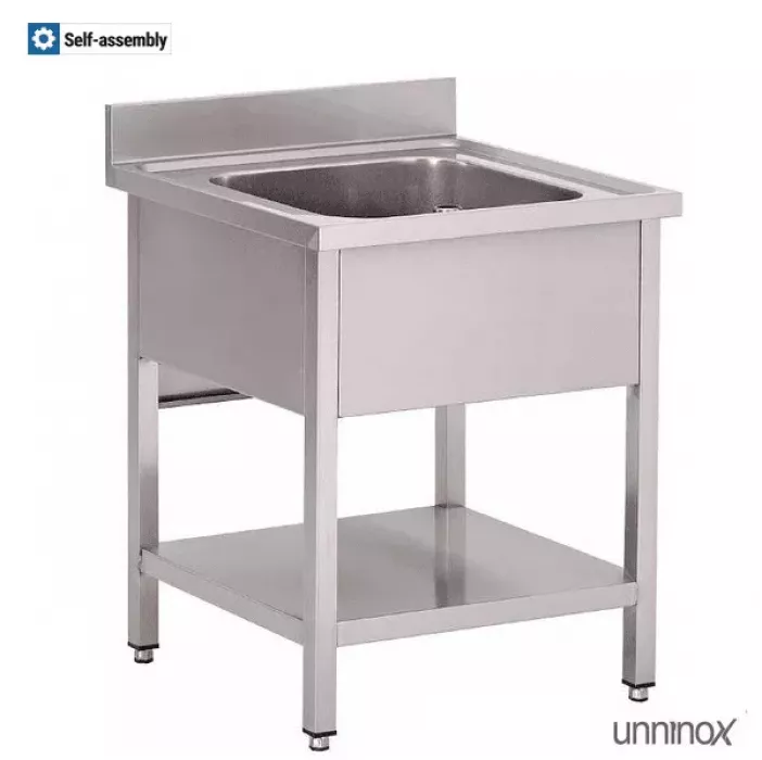 Spülschüssel 800x700x850 mm – großes Becken 500x500x300 mm