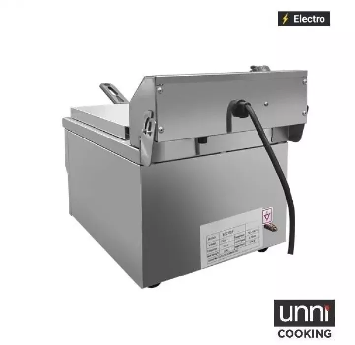 Elektrofritteuse 8L mit Ablasshahn und Temperaturregelung