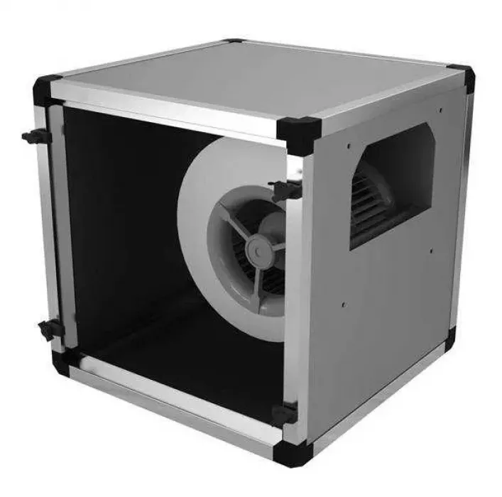 Abluftbox UnninoX 1500 m³/h – 450x450x450 mm, 147 W, Außenbereich