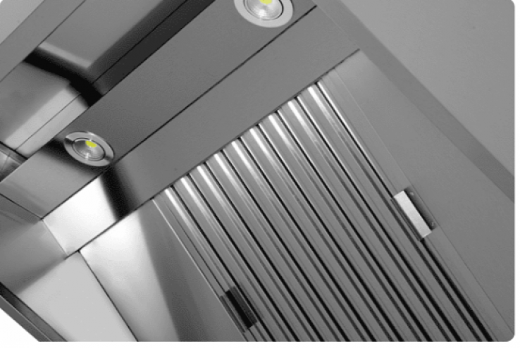 Dunstabzugshaube B2500xD950xH400 Wandmontage