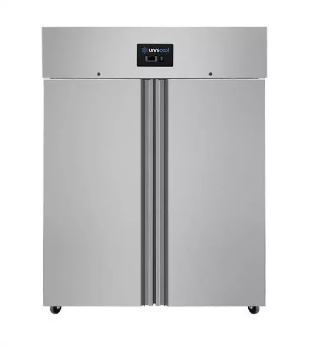 Kühlschrank 2 Türen 1200 l Edelstahl LED