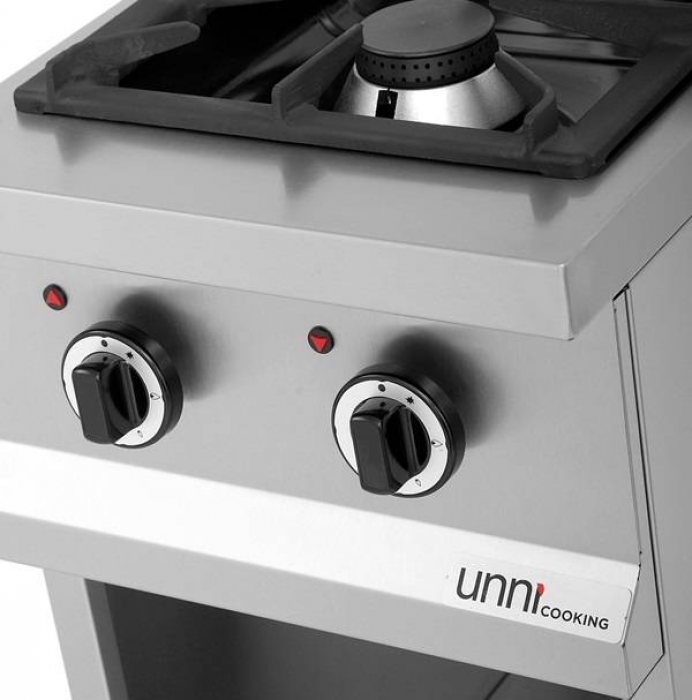 Gaskocher OCK-2 mit 6,5 kW Doppelbrenner und Zündflamme