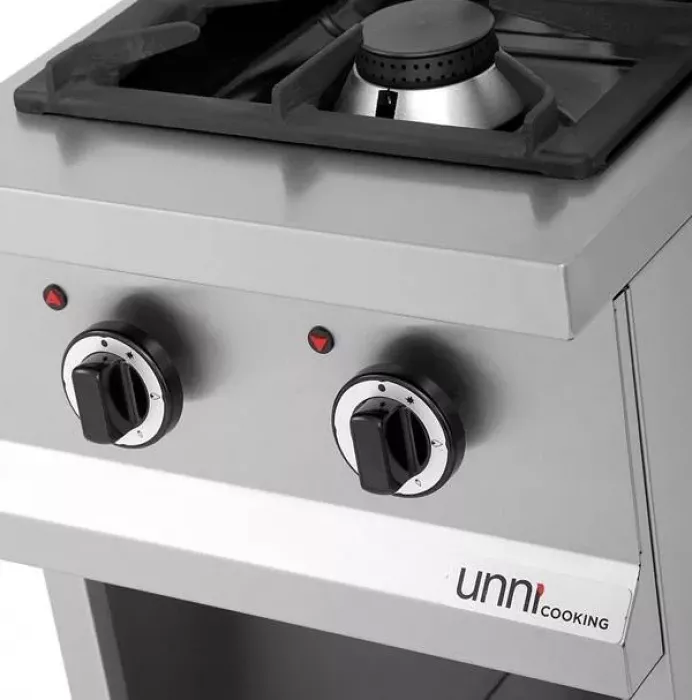 Gaskocher OCK-2 mit 6,5 kW Doppelbrenner und Zündflamme