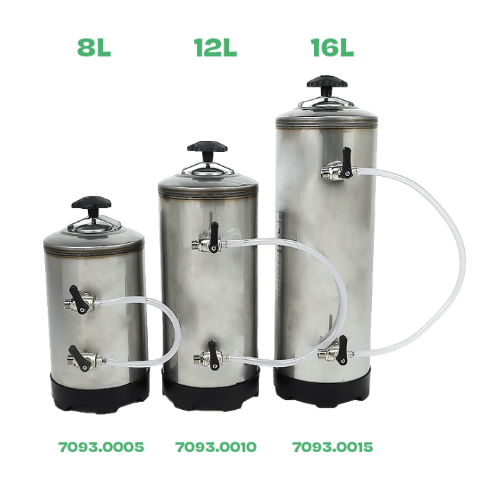 Wasserenthärter 8 Liter – Kompakte Profi-Lösung aus Edelstahl AISI 304