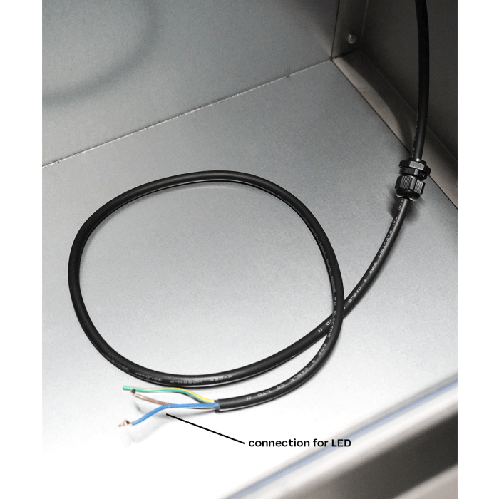 Wandhaube 1200 mm komplett mit Motor