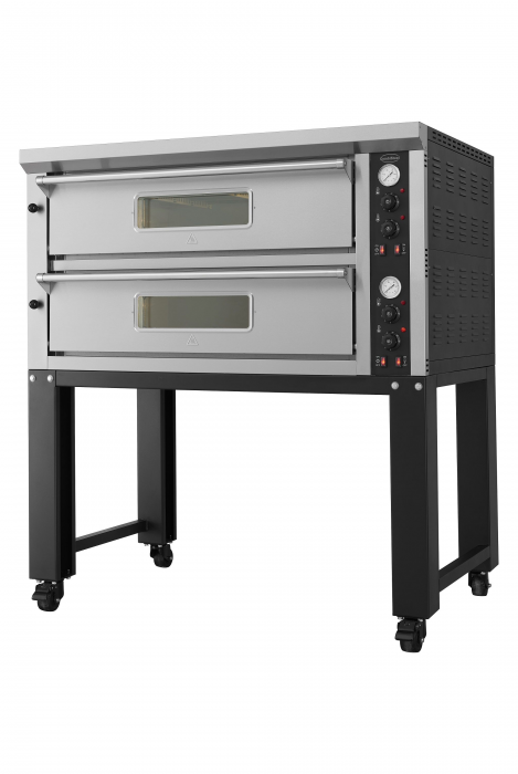 Pizzaofen doppelt 2 x 6 Pizzaofen mit 12 Pizzen Kapazität