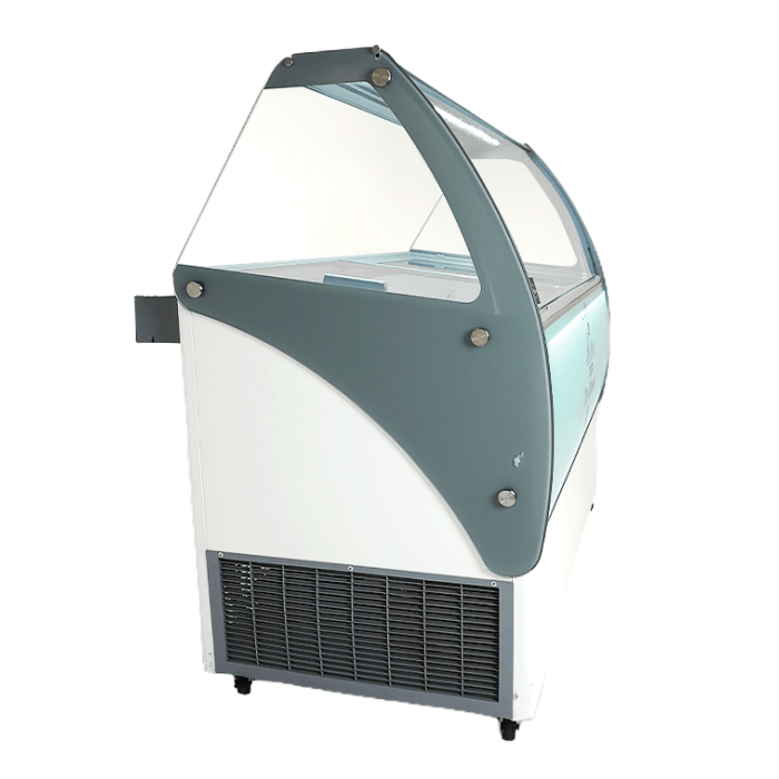 Speiseeisvitrine Bali Weiß 9x5 Liter 1192x825x1257