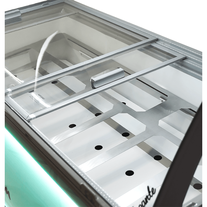 Speiseisvitrine Curacao 10x5 Liter | 1447x825x1257 mm