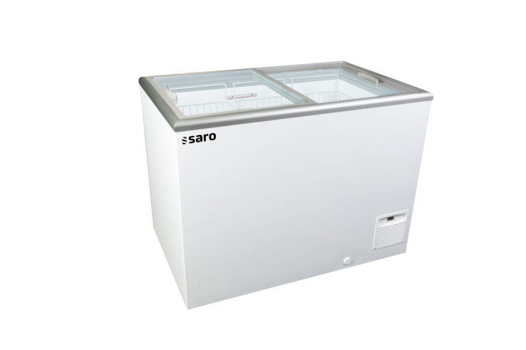 SARO Tiefkühltruhe NOVA 35-2BC100A – Glas-Schiebedeckel, 331/267 Liter