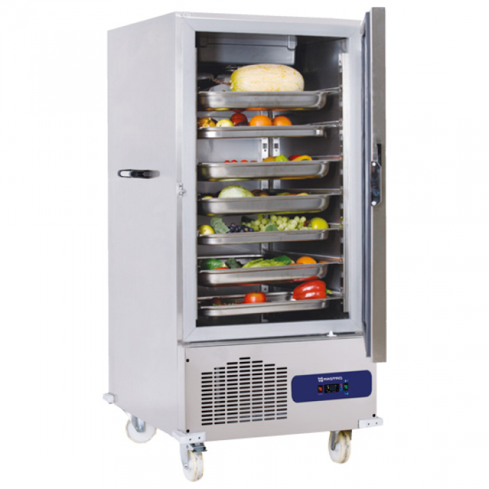 Tiefkühlschrank für Bleche 12x GN 2/1 auf Rädern