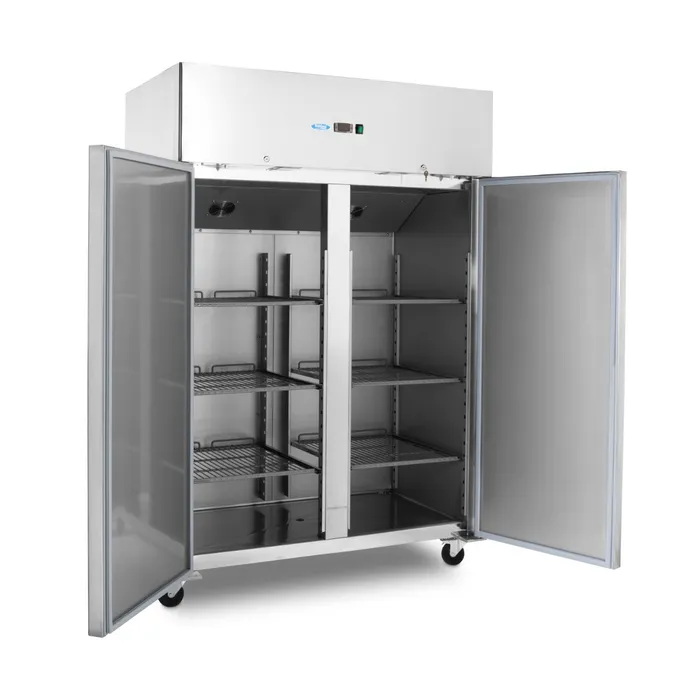 Gastro Gefrierschrank 800 Liter mit 2 Türen und 6 Rosten