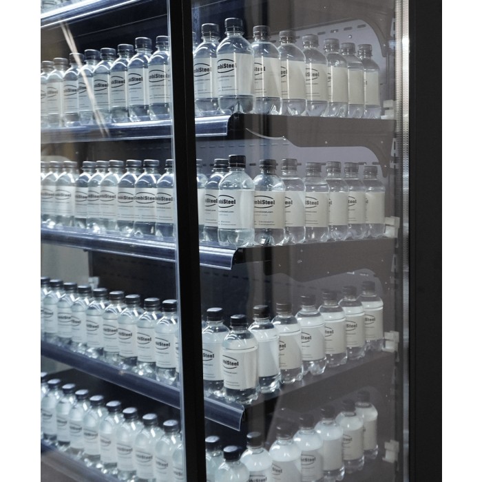 Wandkühlschrank MARCO 1.3 Glastür LED Schwarz 1292 Liter 1310x740x2010 mm