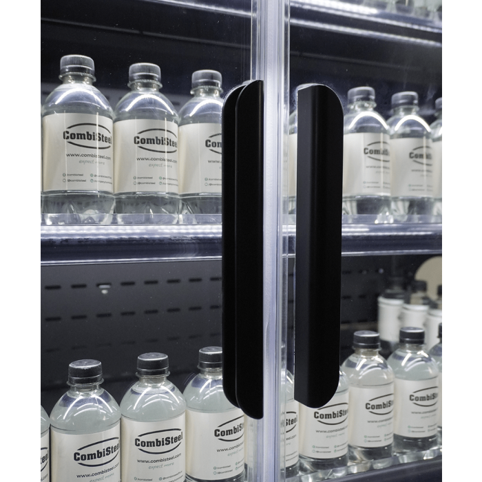 Wandkühlschrank MARCO 1.3 Glastür LED Schwarz 1292 Liter 1310x740x2010 mm