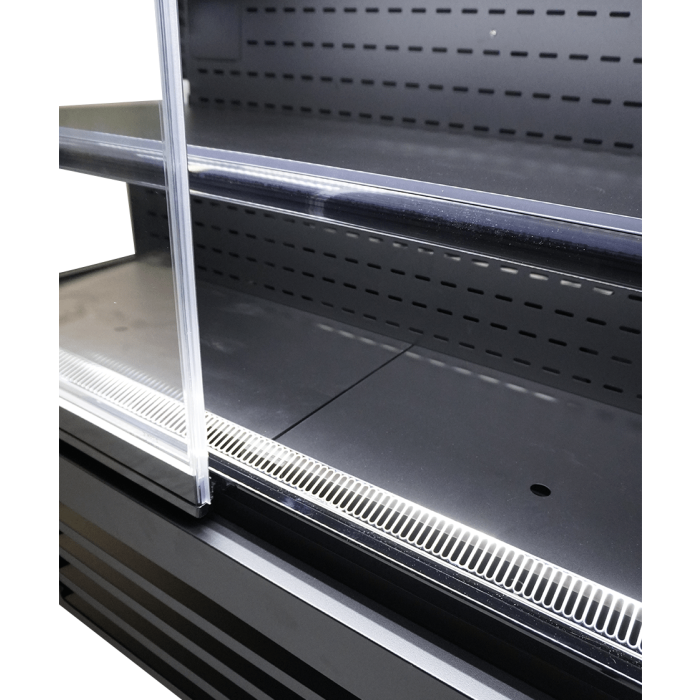 Wandkühlung MARCO 1.9 Glastür LED Schwarz 1939 Liter 1935x740x2010 mm