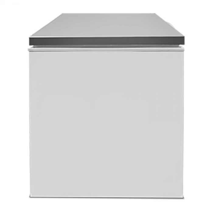 Brustgefrierschrank 395 Liter mit Edelstahldeckel