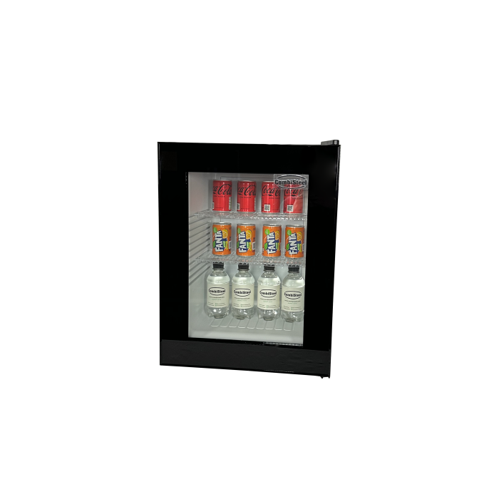 Minibar 40L mit Glastür und Peltier-Kühlung