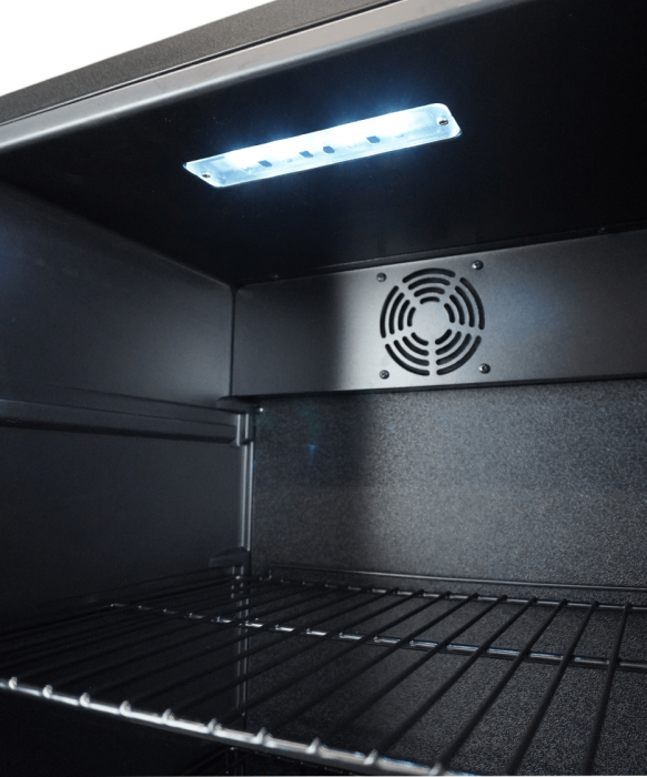 Kühlschrank Tischmodell 80L mit LED und 3 Rosten