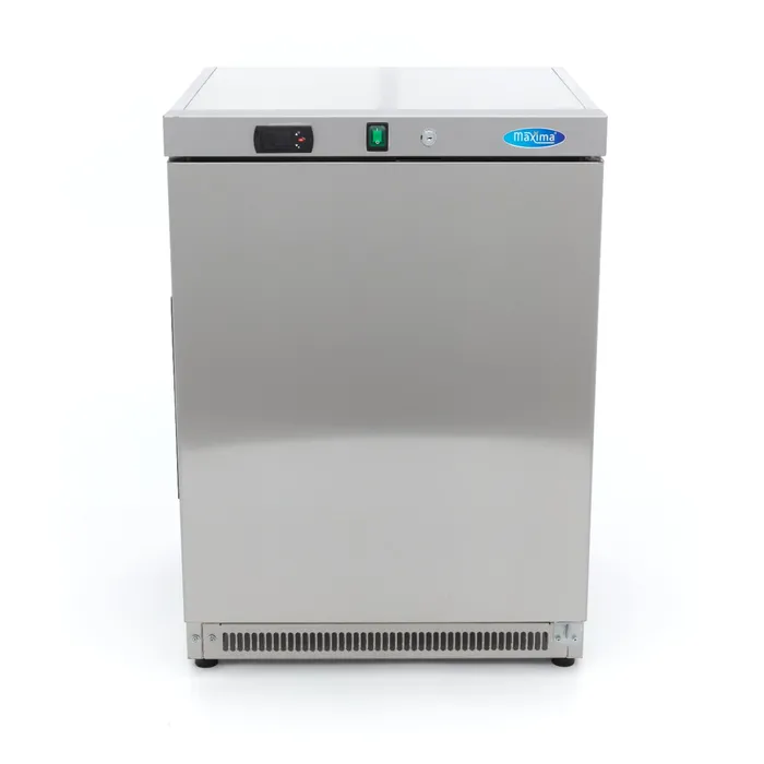 Gastro Kühlschrank 200L aus Edelstahl mit 3 Rosten