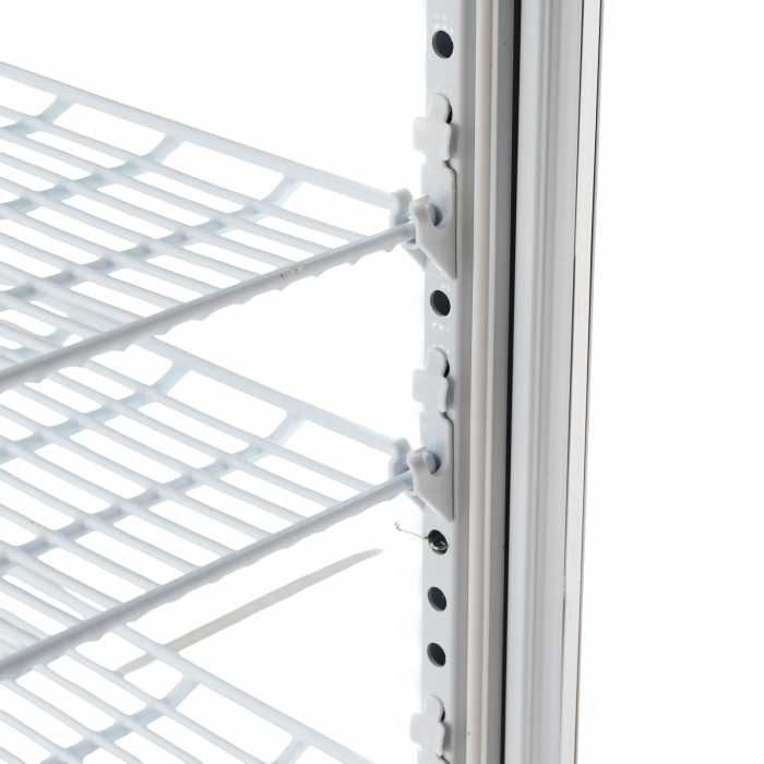 Kühlvitrine 68 L Weiß | COMBISTEEL Tischgerät mit Umluft