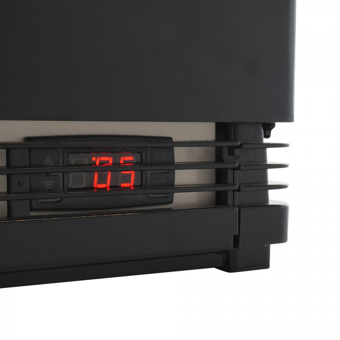 Kühlvitrine 98 L Schwarz | COMBISTEEL Tischgerät mit Lüfter