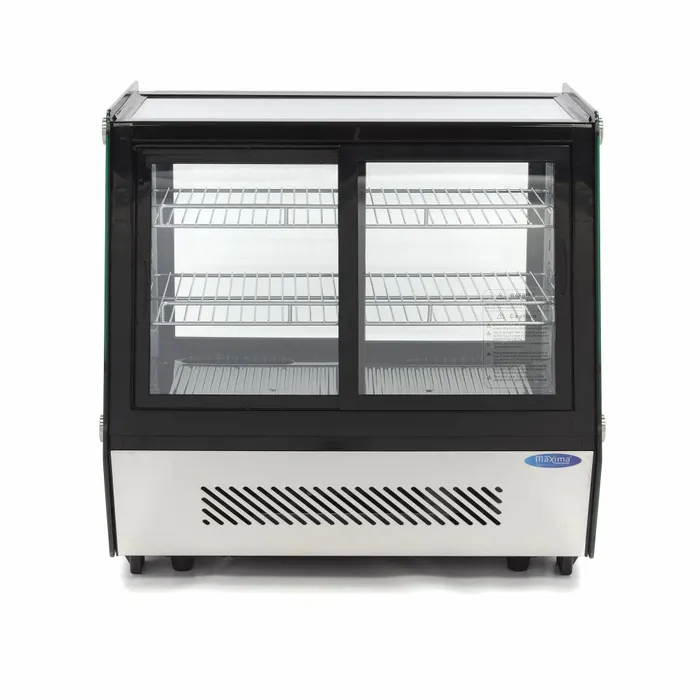 Gastro Glastürkühlschrank 125 l met schuifdeuren