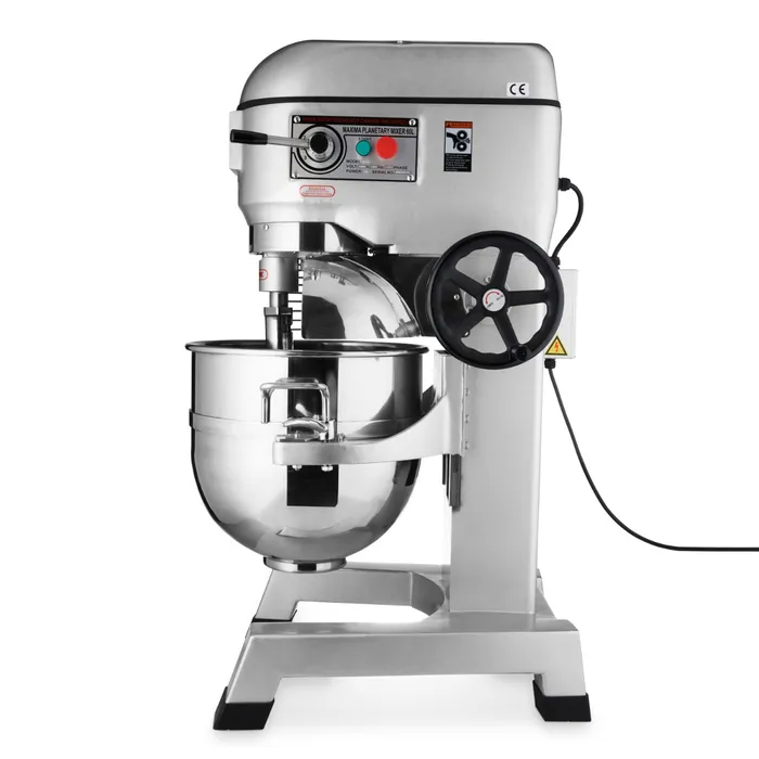 Planetenrührmaschine 60L Edelstahlkessel 3 Geschwindigkeiten 724x652x1300 mm