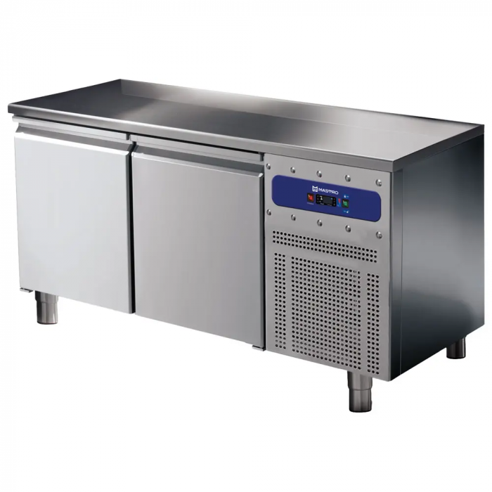 Kühltisch 2 Türen GN 1/1 mit Aufkantung 2-8°C - Professioneller Kühlbereich für die Gastronomie