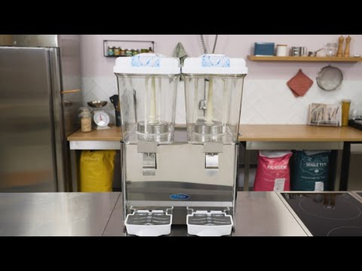 Getränkespender - 2 x 18 l - elektrisch - einschließlich Rührmechanismus
