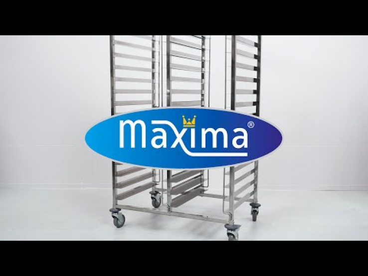 Tablettwagen - Bäckerei-Norm - Passt 32 x Tabletts (60 x 40 cm