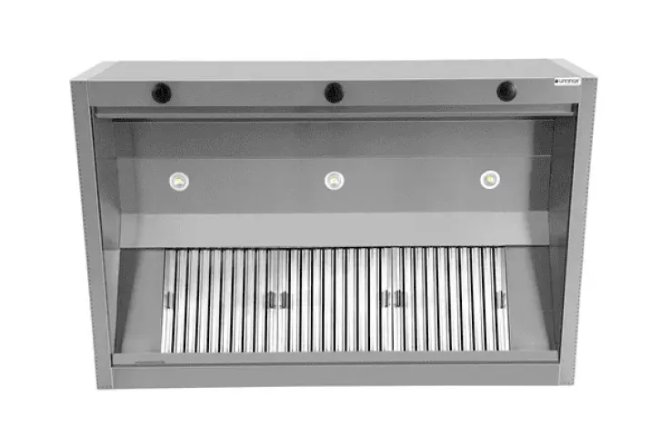Induktionshaube 3000x1300x550 mm
